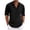 Black, variant on hotojiny Mens Cotton Linen Henley Shirts 2025 Fall Long Sleeve Yoga Summer Tops Casual Button Collared Beach Vaction T-Shirt