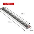 thumbnail image 1 of Bgsha 60mm Aluminium Rectangular Cabinet Wardrobe Air Vent Grille Ventilation-Cover, 1 of 10