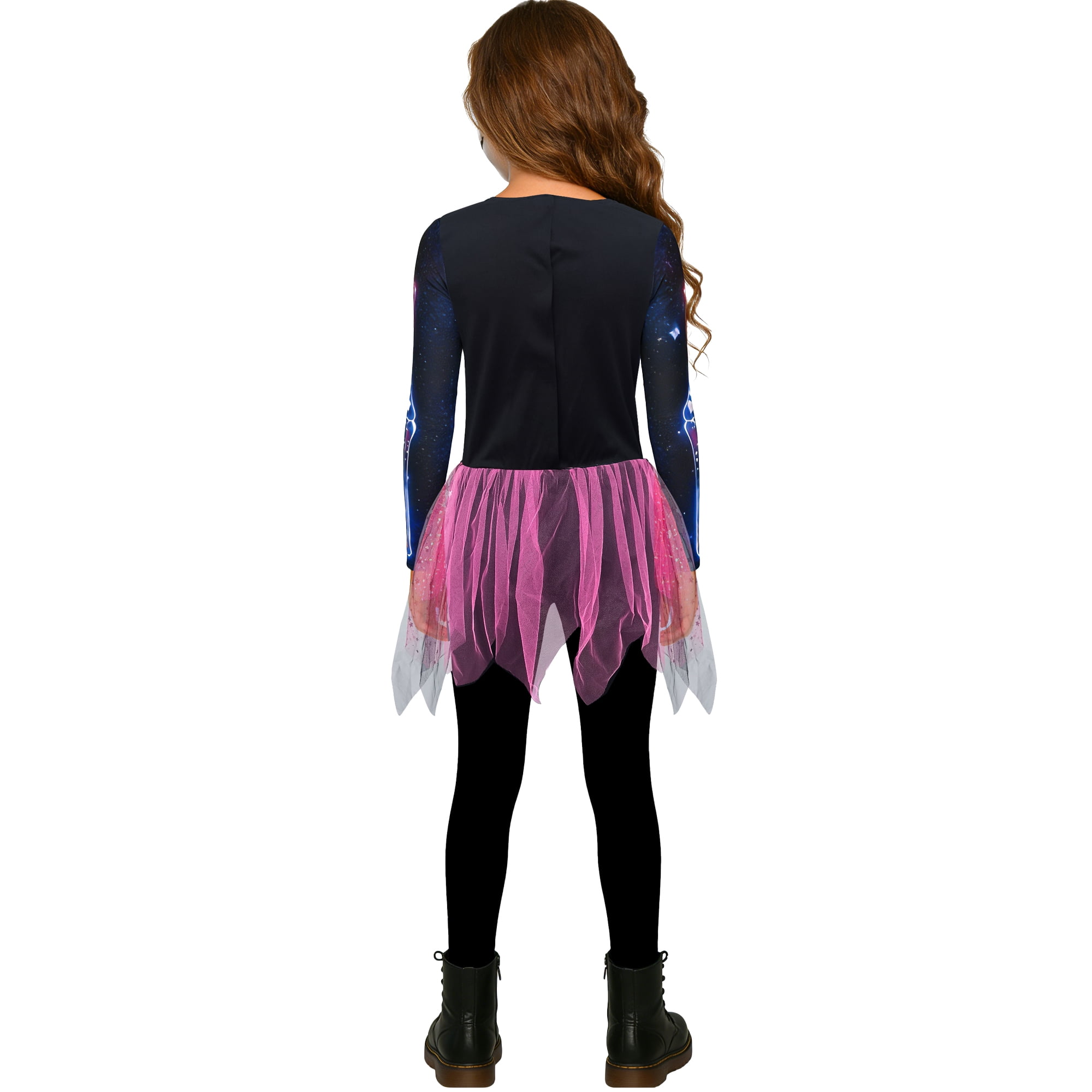 Girls Starry Skelly Small, Costumes by Way to Celebrate