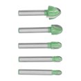 thumbnail image 2 of Bits de Nez Ronds, 5 Pcs Outils de Coupe de Bit de Routeur pour MDF pour Charpentier pour CNC pour Menuiserie, 2 of 8