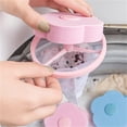 thumbnail image 3 of Washer Lint Catcher, 2-Pack Floating Filter Hair Removal Device for Washing Machines, Reduces Clogging & Protects Machine, Portable Wool Cleaning Supplies, 3 of 5