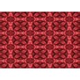 thumbnail image 1 of Ahgly Company Tapis d'Intérieur Rectangulaires Transitionnels Rouges Lavables à la Machine, 2 Pieds x 3 Pieds, 1 of 7