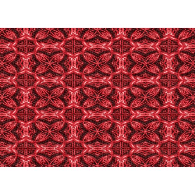 Ahgly Company Tapis d'Intérieur Rectangulaires Transitionnels Rouges Lavables à la Machine, 2 Pieds x 3 Pieds