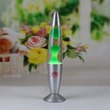 Lampe Magnifique de 16 Pouces avec de la Cire Qui Coule comme de la Lave (Bleue) Veilleuse Relaxante Veilleuse Déco Maison