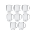 thumbnail image 3 of ZWILLING Sorrento Plus Ensemble de 8 Tasses à Latte - Paquet Économique, Transparent, 3 of 5
