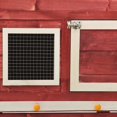 thumbnail image 5 of vidaXL Rabbit Hutch Red and White 140x63x120 cm Solid Firwood, 5 of 5
