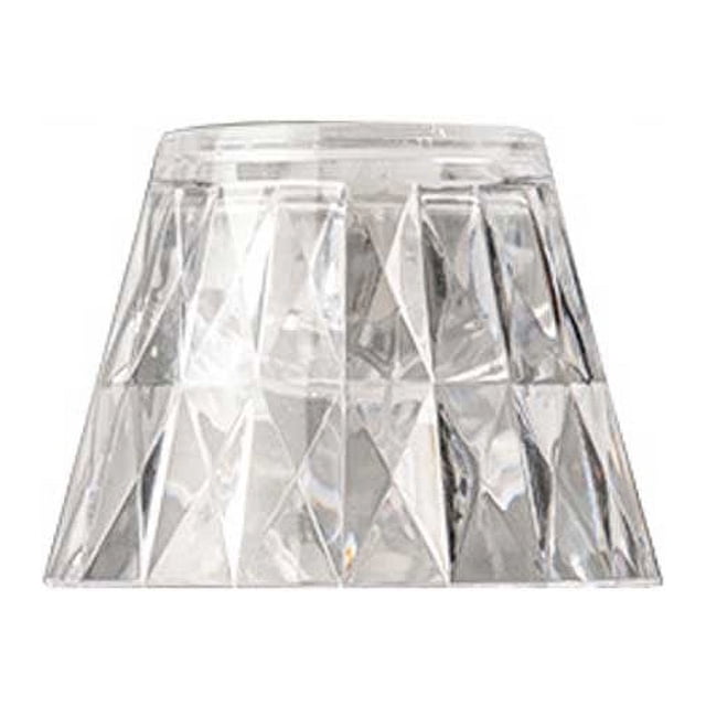 LED Desk Lamp Crystal Acrylic Table Lamp With Dimmable Control For Bedside Or Console Use 10 in Height