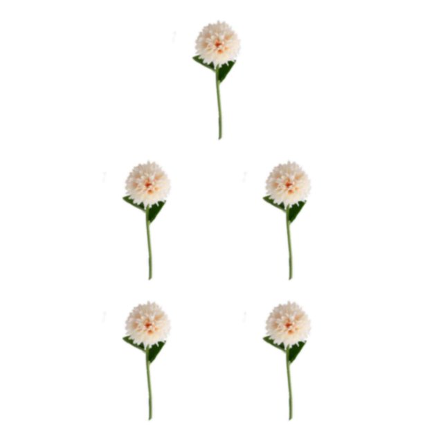 Baohd 1/2/3/5 10pack/lot Realistic Appearance Artificial Flower For Party Decor And Home Decor Champagn Pink 5PCS