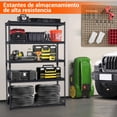 thumbnail image 1 of QinaQin Étagère de Garage Robuste, Étagères de Rangement en Métal à 5 Niveaux Réglables avec Capacité de 2500 Lb, 1 of 8