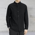 thumbnail image 2 of Male Shirt Top Dress Up Sweat Absorbing Simple Soft Washable Men Shirt, 2 of 5