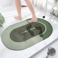 thumbnail image 1 of Dvkptbk Bath Mat Bathroom Rugs Non Slip Absorbent Stain Resistant Quick Dry Washable Bathroom Rug Bath Mats for Bathroom Floor Tub Sink Shower Mat Easy Care Green 16"x24", 1 of 7