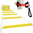 thumbnail image 1 of ISOP Rope Ladder Fire Escape Use | Emergency Exit Ladder 8/13/16/25/32 ft | Retractable Safety Rope Ladders with Carabiners – Lightweight & Compact | Multi Function | Reusable, 1 of 6