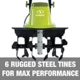 thumbnail image 4 of Sun Joe 13.5-Amp 16-Inch Electric Tiller/Cultivator with 6-In Wheels, 4 of 6