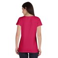thumbnail image 3 of Inkmeso T-Shirt Basique à Encolure Dégagée Décontracté à Manches Courtes en Coton Uni T-Shirt Haut pour Femmes, 3 of 8