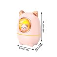 thumbnail image 2 of Birdeem Humidifier Home Fragrance Diffuser Air Bedroom Essential Oil Diffusers Small Essential Oil Diffuser Home Diffuser Home Scent Diffuser Mini Diffuser Abs Household with Lights Office(Cute Cats), 2 of 5