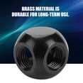 thumbnail image 4 of Water Cooling Way Adapter,Computer Water Cooling Fitting Water Cooling Connector Threaded Water Cooling Adapter World-Class Design, 4 of 7