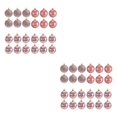 thumbnail image 3 of relayinert Ensemble de 24 Pcs Application Grand Mariage Fête Déco Maison Durable et Fiable Or rose 2 Ensembles, 3 of 6