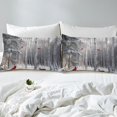 thumbnail image 4 of Erosebridal Merry Xmas Bed Sheets Set Twin Size, Animals Print Bedding Set, Winter Snowflakes Decorative, 4 of 6
