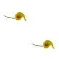 thumbnail image 2 of kurtrusly Wedding Decor With Simulated Calla - Choose Variety Of Colors And Styles With High 3D And Simulation Durable PU Orange Heart Yellow 2PCS, 2 of 6