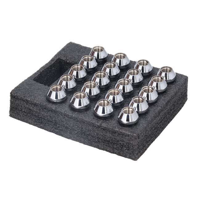 Lug Nuts, 20Pcs M12x1.5 Wheel Accessories with Wrench Socket High Hardeness Replacement for