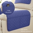 thumbnail image 1 of Sofa Armrest Cushion With Storage Pockets And Headrest Support 23.6 in x 15.7 in Polyester Rainproof Scratch Resistant, 1 of 6