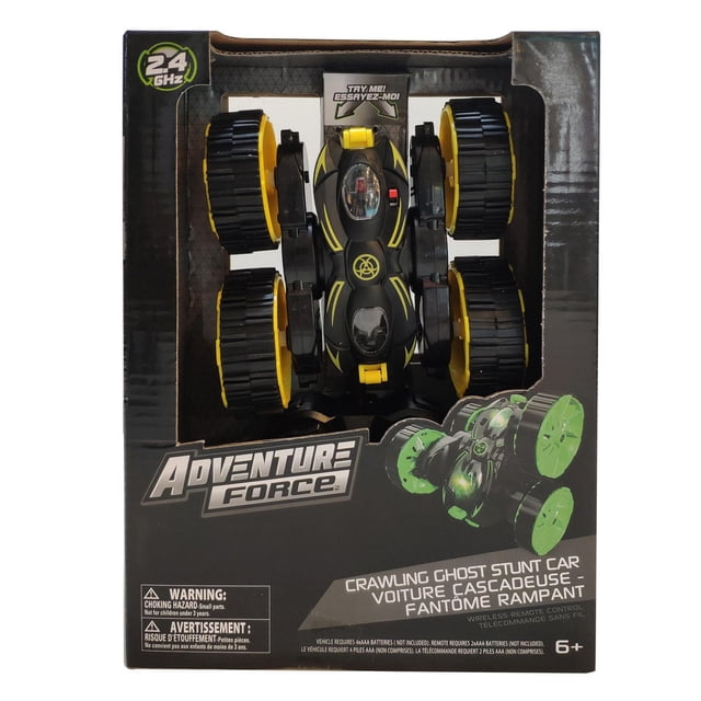 2.4Ghz ADVENTURE FORCE CRAWLING GHOST STUNT REMOTE CONTROL CAR
