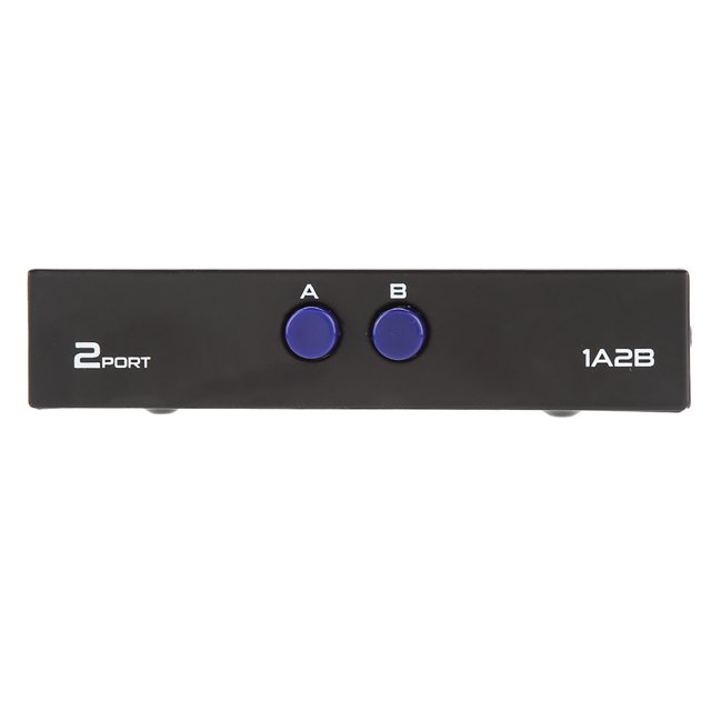 Commutateur de Partage, Commutateur de Partage USB 2.0 2/4 Ports pour Commutateur de Partage d'Imprimante pour Scanner de PC Haute Performance