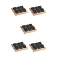 thumbnail image 2 of kurtrusly Wood Earring Card Holder w/ Tray Jewelry Display for Accessory 6 Pair Black 5Set, 2 of 6