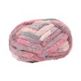 thumbnail image 2 of Luzkey Chunky Wool Yarn Jumbo Yarn Washable Hand Knitting DIY Weight Yarn Bulky Yarn for Tapestry Bed Fence Throw Rug Making Cherry, 2 of 8