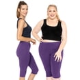 thumbnail image 2 of Stretch Is Comfort Women's Plus Size Knee Length Leggings| Adult X-Large - 7x, 2 of 5