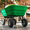 thumbnail image 2 of Outsunny Roues de Chariot Pneumatiques de 10 Pouces, Ensemble de 4 pour Chariots, Camions Sacs Noirs, 2 of 10