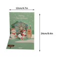thumbnail image 3 of Christmas Cards with Envelopes,Christmas Tree Card, 3 D Glitter Christmas Tree Greeting Card and Envelope, 3 D Christmas Greeting Card, Greeting Card Merry Christmas Card Winter Holiday, 3 of 6