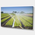 thumbnail image 2 of Belle Vue des Cultures Arrosage - Impression sur Toile Paysage, 2 of 3