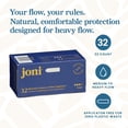 thumbnail image 2 of joni Organic Cotton Super Tampons, 32ct, 2 of 7