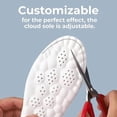 thumbnail image 2 of Footstr Insoles, Breathable Soft Foam Shoe Insole, 4D Cloud Tech Sports Insoles with Arch Support for Men, Orthopedic Shock Absorption Inserts for Running, Walking, Work Shoes(Green 1 PCS,5-6), 2 of 8