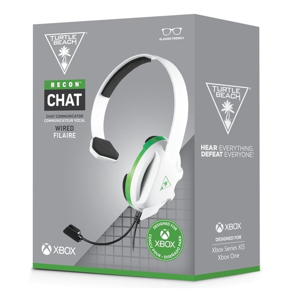 Casque de chat RECON CHAT WHITE de TURTLE BEACH® pour Xbox One et Xbox Series X|S