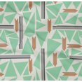 thumbnail image 4 of oneOone Organic Cotton Poplin Twill Fabric Triangle & Line Geometric Print Fabric BTY 42 Inch Wide, 4 of 4