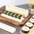 thumbnail image 4 of XIPYYKM Sushi Making Kit, Sushi Maker Kit, Sushi Molds Press with Sushi Rice Mold Shapes,Sushi Maker Roller Kit, Sushi Kit for Beginners, DIY Home Onigiri Mold Sushi Tool (Round), 4 of 9