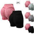 thumbnail image 1 of Hurxie Deals 2 Pcs Shorts d'Entraînement pour Femmes Sans Roulement Compression Sans Couture Short de Gym, 1 of 8