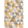 thumbnail image 2 of Rug Branch Savannah 2' x 2' (Exact Size: 2'3" x 2') Mid-Century Modern Modern Doormat Area Rug, Yellow Beige, Geometric Entryway, Hallway, Bathroom, and Kitchen, 2 of 4