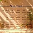 thumbnail image 2 of Craaazy Hauts Tendance pour Femmes Grande Taille Coupe Ample Imprimé Floral Col Rond Style Décontracté Blouse à Manches 3/4 pour le Printemps, l'Été, Sorties Quotidiennes, 2 of 5