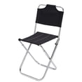 thumbnail image 1 of Cagogo under $5 Portable Folding Chair, Portable Folding Camping Chair, Lightweight Aluminum Fishing Chair, Outdoor Director Chair, Beach BBQ Chair, Compact Foldable Stool, Backpacking Camping Seat, 1 of 1