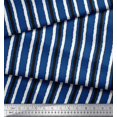 thumbnail image 3 of Soimoi Modal Satin Fabric Stripe Block Print Sewing Fabric Yard 42 Inch Wide, 3 of 3
