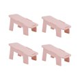 thumbnail image 1 of KAKOWELY Shoes Rack 4Pcs Double Layers Shoes Rack Creative Shoes Storage Rack Household Shoes Holder Shoes Stand Pink9.84"X4.72"X4.57", 1 of 4