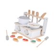 thumbnail image 4 of Bunblic Kitchen Cooking Set Kids Toy Grill Stovetop Toy with Accessories Wooden Play Kitchen Toy for Kids Age 3 Year up Holiday Gifts, 4 of 8