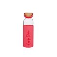 thumbnail image 1 of Mainstays 18oz pink glass bottle, 1 of 2