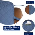 thumbnail image 3 of 2024 Reversible Quilted Sofa Cover  Water Resistant Slipcover Furniture Protector  Washable Couch Cover with Non Slip Foam and Elastic Straps for Kids  Dogs  Pets (Small  Pink/Beige), 3 of 7