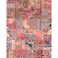 thumbnail image 1 of Ahgly Company Indoor Rectangle Abstract Dark Salmon Pink Patchwork Area Rugs, 2' x 3', 1 of 6