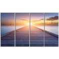 thumbnail image 2 of Wooden Pier to Bright Evening Sun, 2 of 3