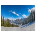 thumbnail image 2 of Austrian Alps Seen From Ski Slope - Landscape Canvas Art Print, 2 of 3